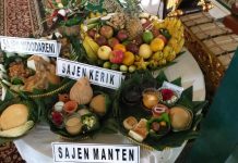 Mengenal Uborampe Srana Sajen Dan Wilujengan Pengantin