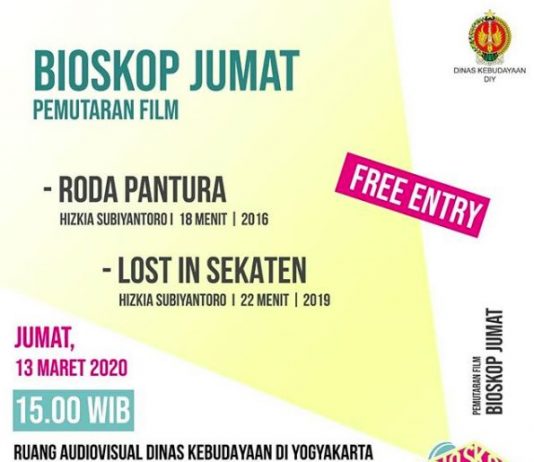 Bioskop Jumat Pemutaran Film (13 Maret 2020)
