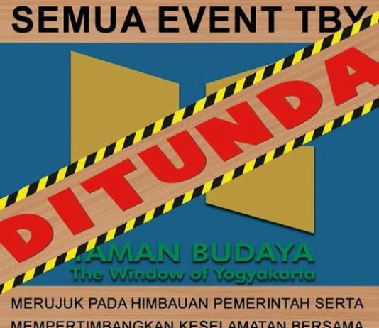 Penundaan Event Taman Budaya Yogyakarta