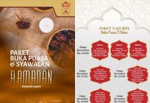 Menu Ramadhan dan Syawalan Raos Djogja Resto