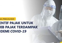 Insentif Pajak Untuk Wajib Pajak Terdampak Pandemi Covid-19