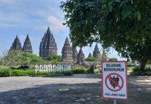 PT TWC Simulasi Penerapan Standar “New Normal” di Candi Prambanan