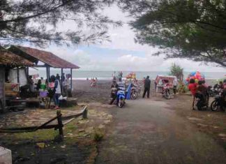 Keindahan Sinar Matahari di Pantai Trisik