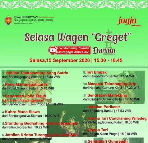 Selasa Wagen “Greget” (15 September 2020)