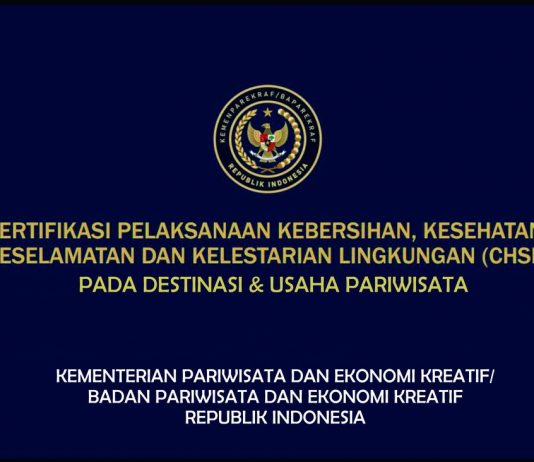 Program Sertifikasi CHSE – Kementerian Pariwisata dan Ekonomi Kreatif RI