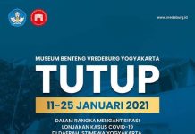 Museum Benteng Vredeburg Yogyakarta Menutup Layanan Kunjungan (11-25 Januari 2021)