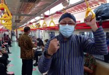 Uji Coba Kereta Listrik Jogja Solo