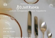 BOJAKRAMA: Jamuan Kenegaraan Keraton Yogyakarta (2 April 2021 – 27 Juni 2021)