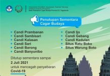 Penutupan Sementara Cagar Budaya di DIY
