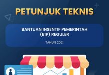 Bantuan Insentif Pemerintah (BIP) Kementerian Pariwisata dan Ekonomi Kreatif Tahun 2021