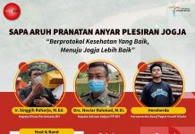 Sapa Aruh Pranatan Anyar Plesiran Jogja “Berprotokol Kesehatan Yang Baik, Menuju Jogja Lebih Baik”