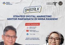 BOB TALK : Strategi Digital Marketing Sektor Pariwisata di Masa Pandemi (6 Agustus 2021)