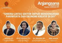 Anjangsana “SINERGI LINTAS SEKTOR UNTUK MENDONGKRAK PARIWISATA DAN EKONOMI KREATIF DI DIY”