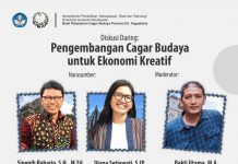 Diskusi daring “Pengembangan Cagar Budaya untuk Ekonomi Kreatif” (23 November 2021)