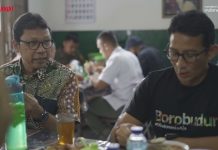 Fridate with Mas Menteri Sandi Uno