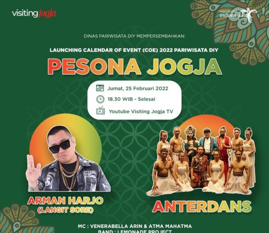 Launching Calendar Of Event (COE) 2022 persembahan Dinas Pariwisata DIY