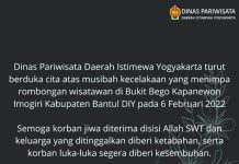 Turut Berduka Cita Kecelakaan di Bukit Bego