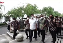 Gubernur DIY, Sri Sultan Hamengku Buwono X Tinjau Pedestrian Malioboro