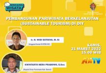 Bincang Wisata “Pembangunan Pariwisata Berkelanjutan (Sustainable Tourism) di DIY”
