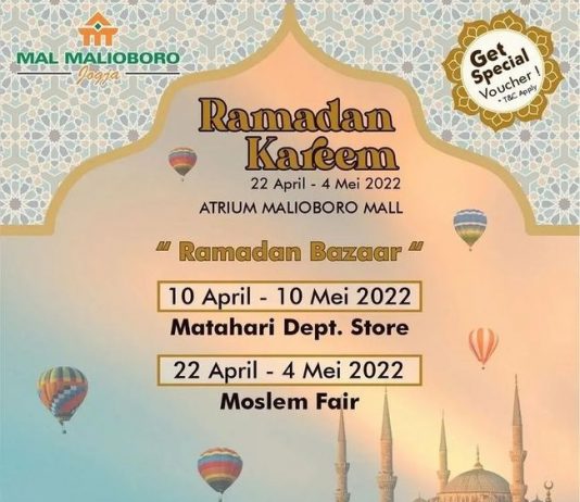 Ramadan Kareem bersama Malioboro Mall (22 April – 4 Mei 2022)