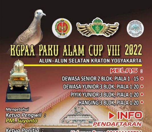 Paku Alam Cup VIII 2022 (5 Juni 2022)