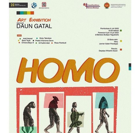 Pameran seni rupa “Homo: Jagad Owah Gingsir” (7-13 Juli 2022)