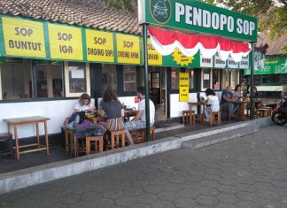 Kuliner Rekomendasi dan Populer di Jogja Pendopo Sop