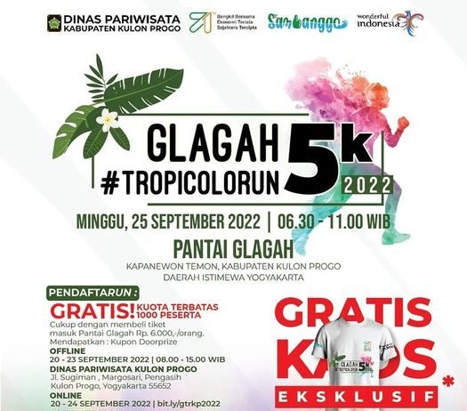 GLAGAH TROPICOLORUN 5K 2022 (25 September 2022)