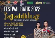 FESTIVAL BATIK 2022 “Batik Jogja Istimewa Mendunia” (19-23 Oktober 2022)
