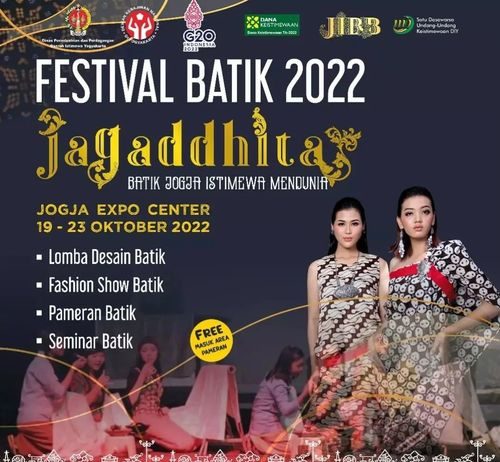 FESTIVAL BATIK 2022 “Batik Jogja Istimewa Mendunia” (19-23 Oktober 2022)