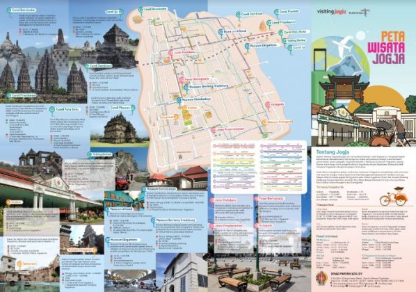 Peta Wisata Jogja Dinas Pariwisata Daerah Istimewa Yogyakarta