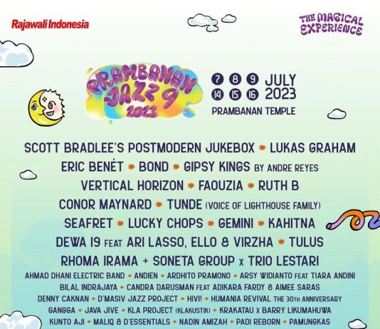 Prambanan Jazz Festival #9 “The Magical Experince” ( 7, 8, 9, 14, 15, 16 Juli 2023)