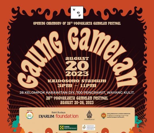 “Gaung Gamelan” Opening Yogyakarta Gamelan Festival 28 (20 Agustus 2023)