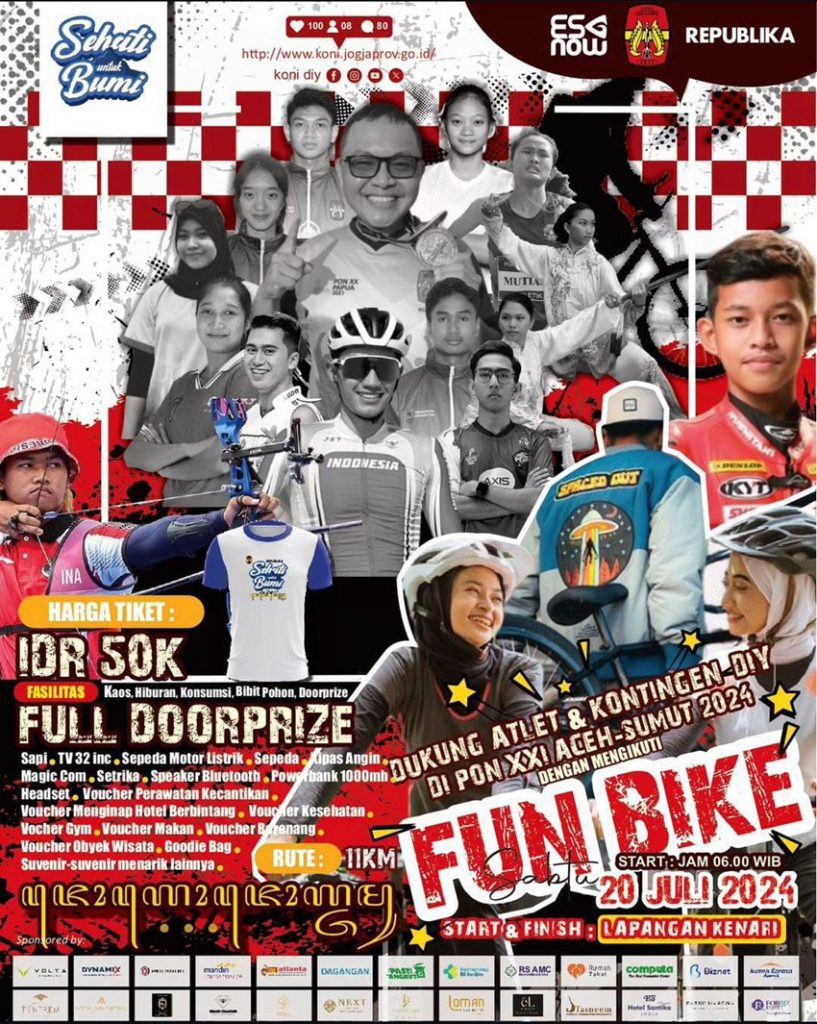 FUN BIKE Sehati (20 Juli 2024) - Dinas Pariwisata Daerah Istimewa