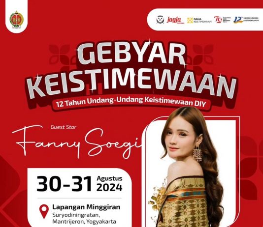 Gebyar Keistimewaan Memperingati 12 Tahun Undang-Undang Keistimewaan DIY (30-31 Agustus 2024)