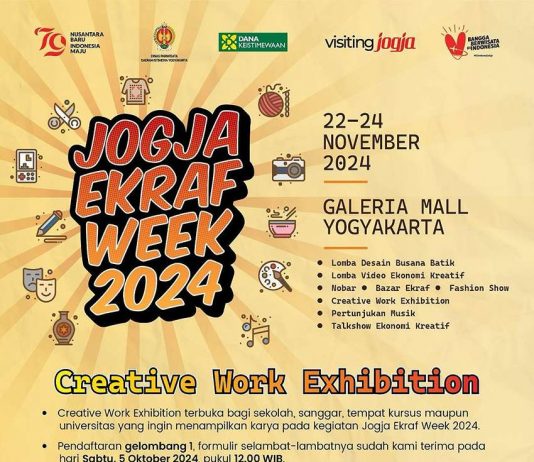 Jogja Ekraf Week 2024 (22-24 November 2024)