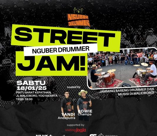 Nguber Drummer Street Jam Goes to Malioboro (18 Januari 2025)