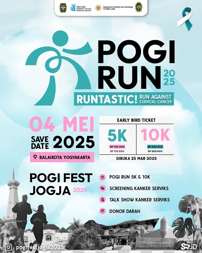POGI RUN 2025 4 Mei 2025 Dinas Pariwisata Daerah Istimewa Yogyakarta