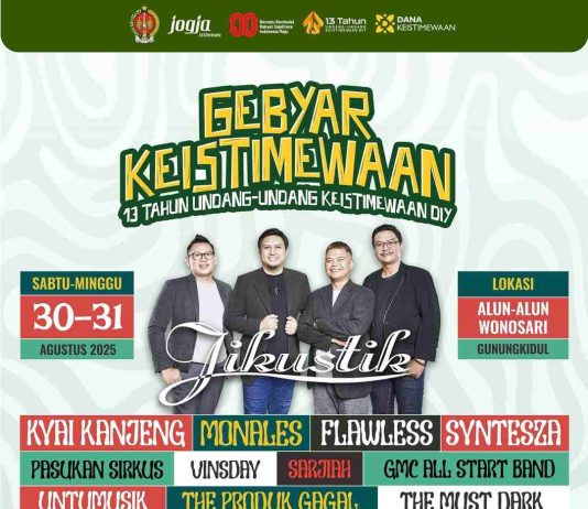Gebyar Keistimewaan 13 Tahun Undang-Undang Keistimewaan DIY (30โ31 Agustus 2025)