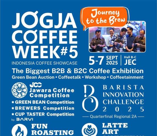 Jogja Coffee Week #5: Journey to the Brew, Pameran Kopi Terbesar 2025 di Yogyakarta (5-7 September 2025)