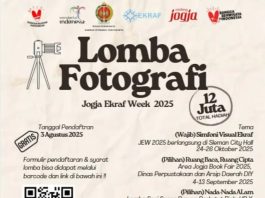 Lomba Fotografi Jogja Ekraf Week 2025 (24–26 Oktober 2025)
