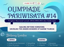 Olimpiade Pariwisata #14 2025: Kompetisi Nasional SMA/SMK/MA dengan Total Hadiah 30 Juta