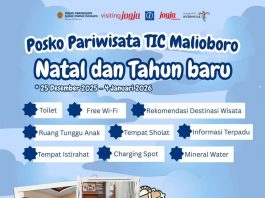 Posko Pariwisata TIC Malioboro Hadir Selama Natal & Tahun Baru!