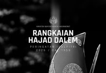 Rangkaian Hajad Dalem Peringatan Idulfitri 2026/Dal 1959
