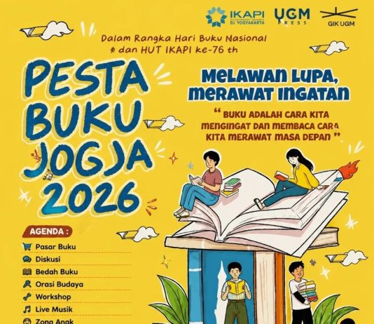Pesta Buku Jogja 2026: Diskon Buku hingga 80% di Yogyakarta (08–17 Mei 2026)