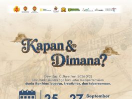 Dewi Kajii Culture Fest 2026 (25–27 September 2026)