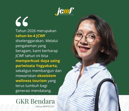 Jogja Cultural Wellness Festival – JCWF 2026 (6-8 November 2026)